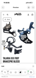 Ampedd ultra bee foot brake